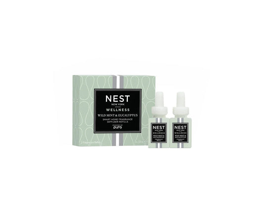 Wild Mint & Eucalyptus Refill Duo for Pura Smart Home Fragrance Diffuser - Nest