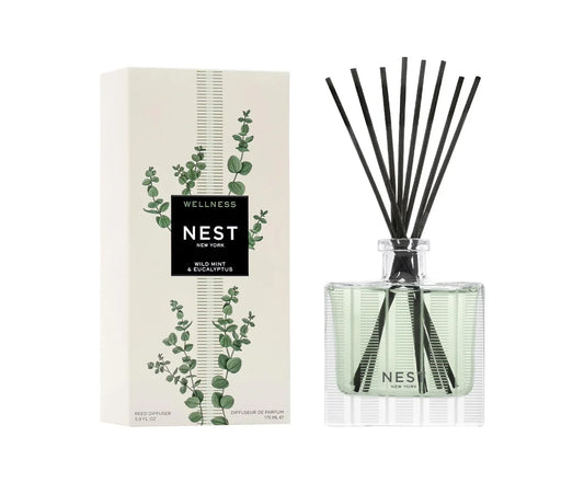 Reed Diffuser Wild Mint & Eucalyptus - Nest
