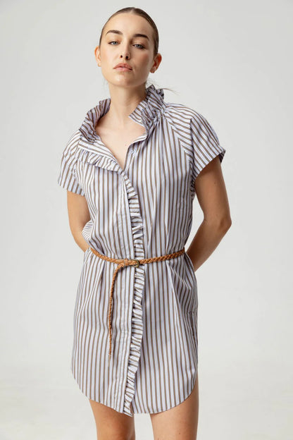 Nola Dress Villa Stripe - Sundays