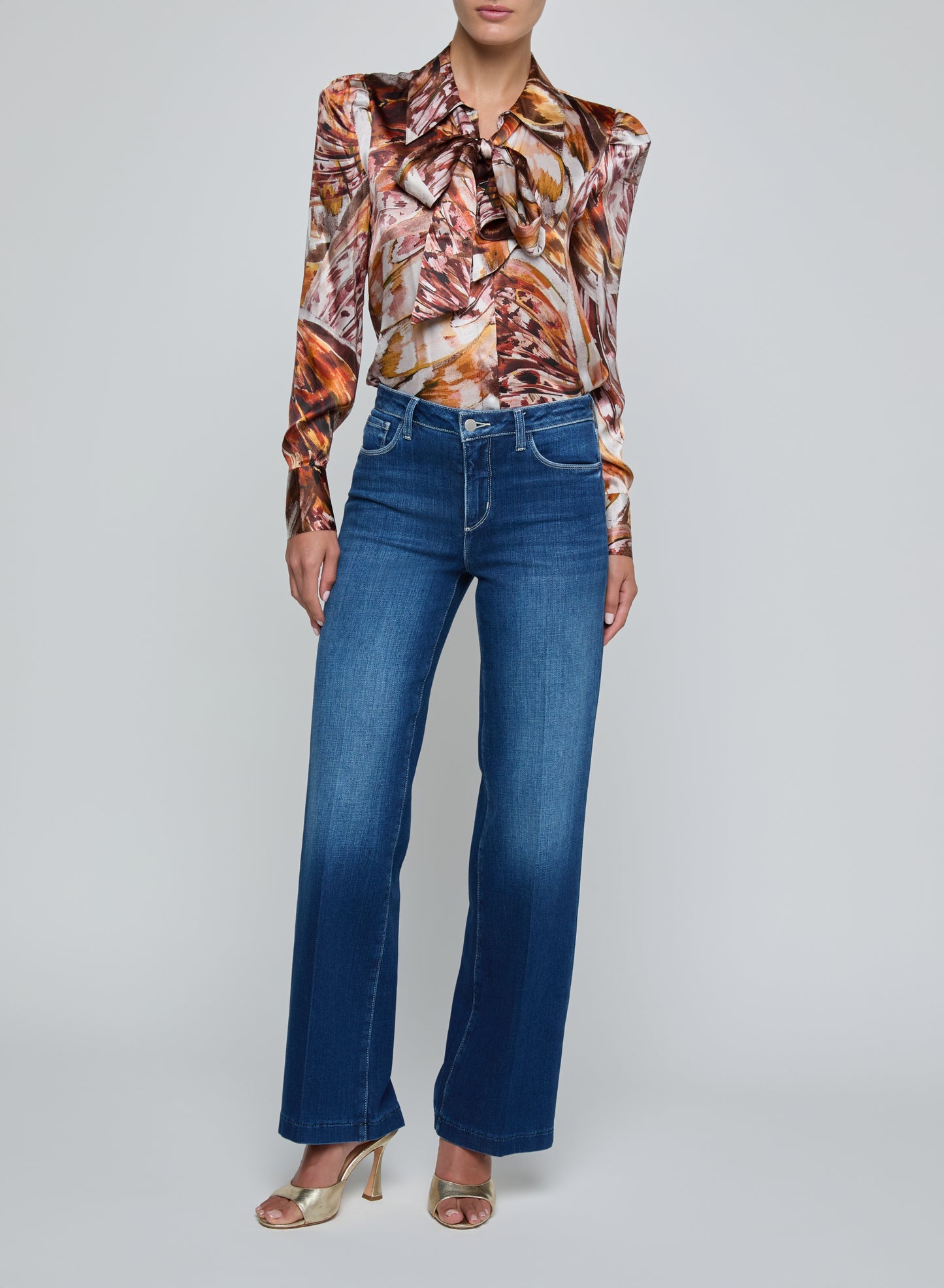 Scottie Wide-Leg Jean Delaney - L'AGENCE