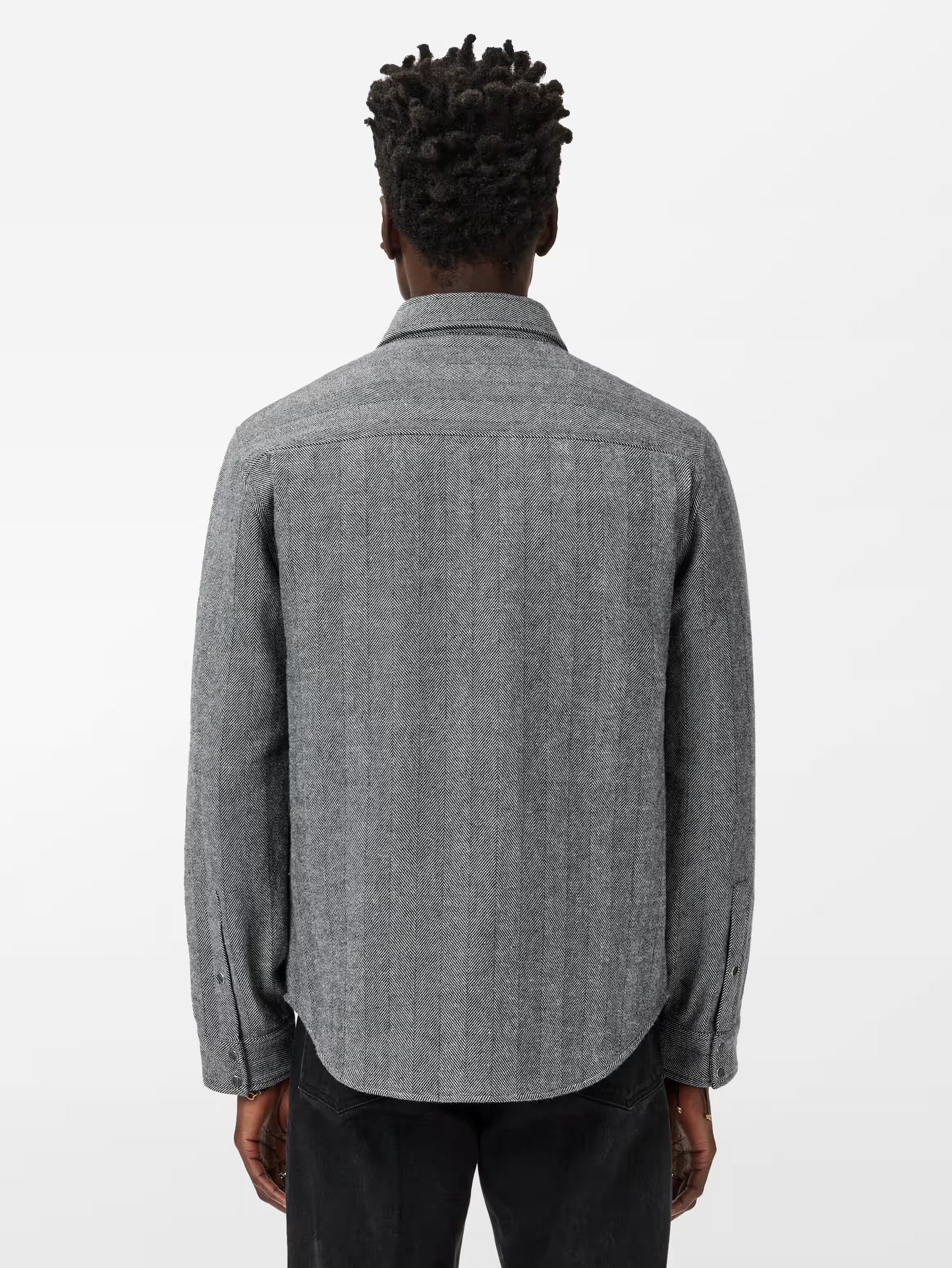 Jameson Shirt Jacket Smoked Pearl Grey - John Varvatos