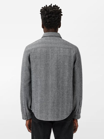 Jameson Shirt Jacket Smoked Pearl Grey - John Varvatos