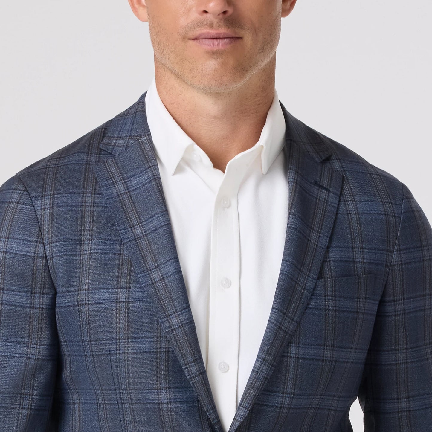 Lavelle Blazer Navy Multi Windowpane - Mizzen + Main