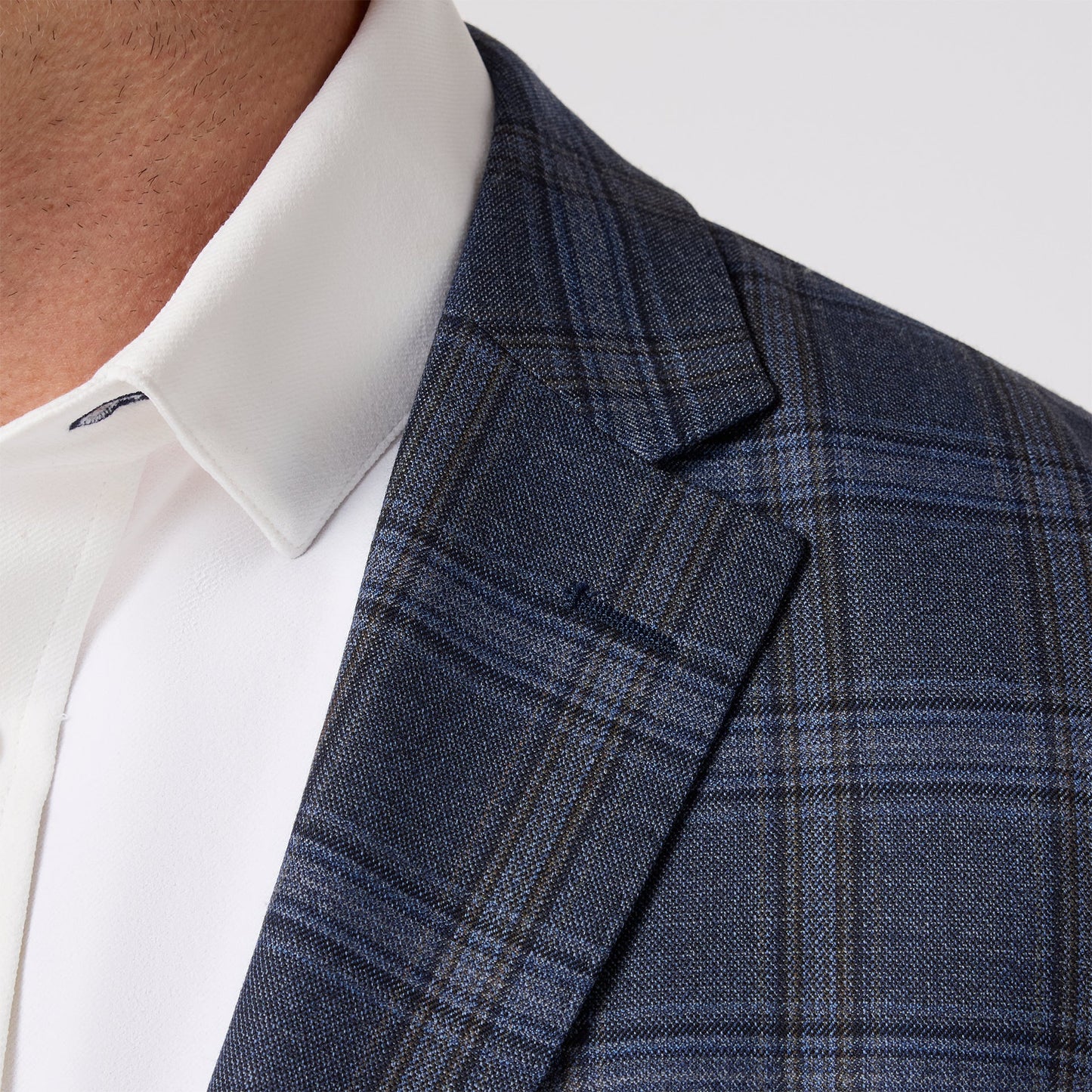 Lavelle Blazer Navy Multi Windowpane - Mizzen + Main