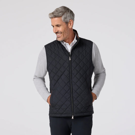 Brentwood Vest Black - Mizzen + Main
