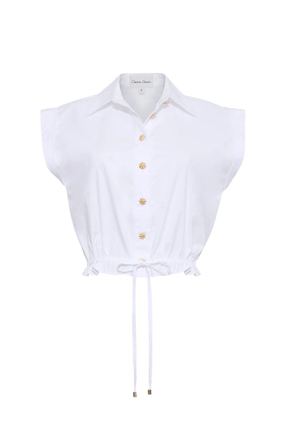 Octavia Top White - Cara Cara