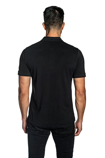 New World Monks Polo Black - Jared Lang Collection