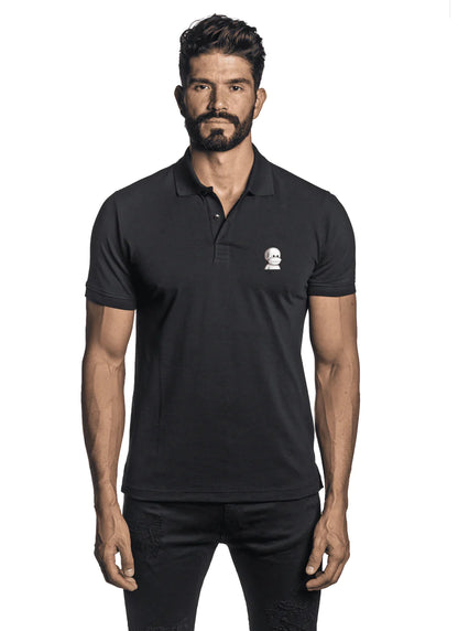 New World Monks Polo Black - Jared Lang Collection