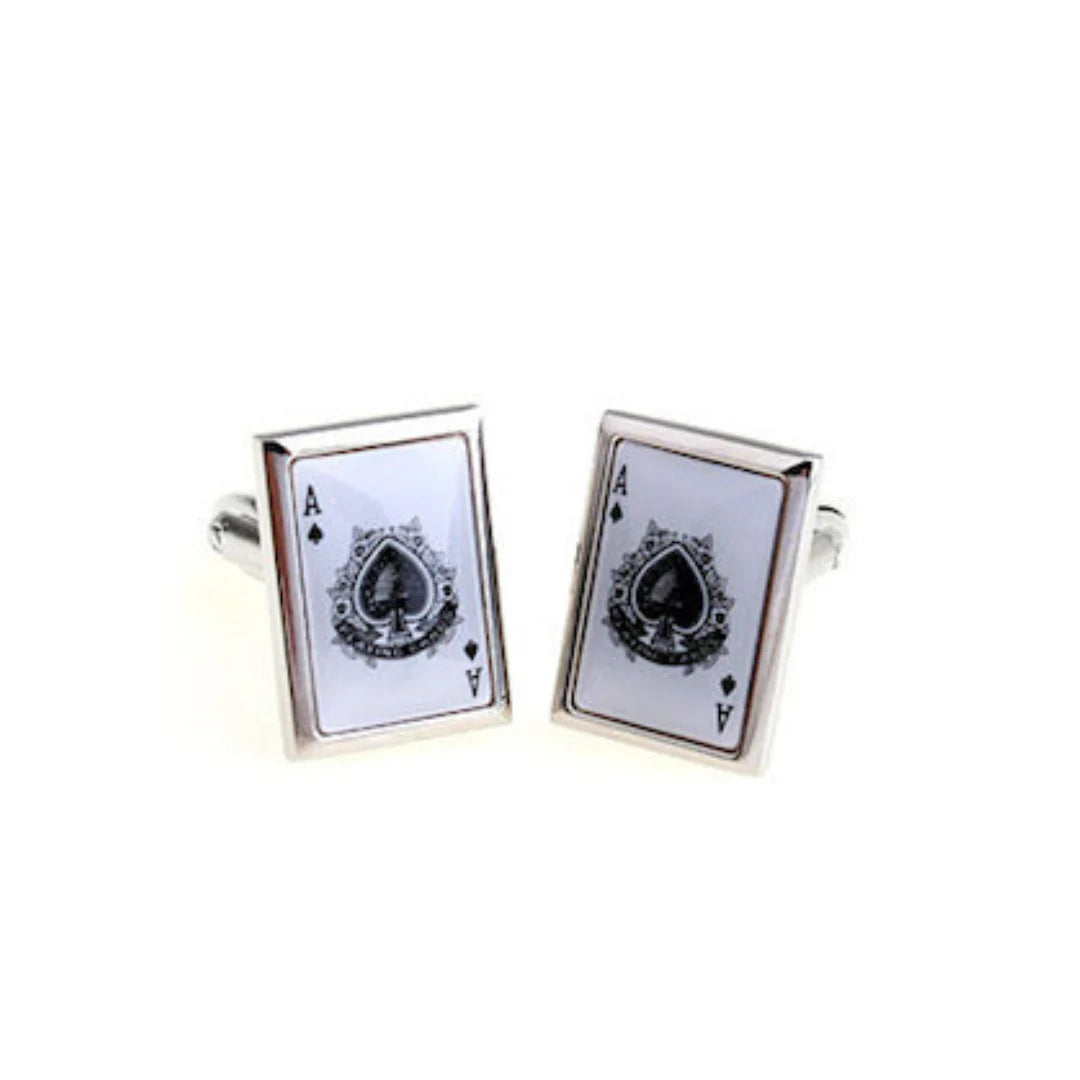 Pair Of Aces Cufflinks - Stolen Riches