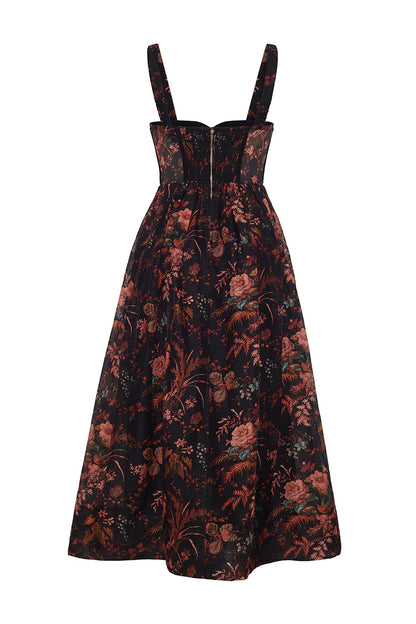 Pheobe MidI Dress Pindell Black - Cara Cara