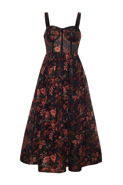 Pheobe MidI Dress Pindell Black - Cara Cara