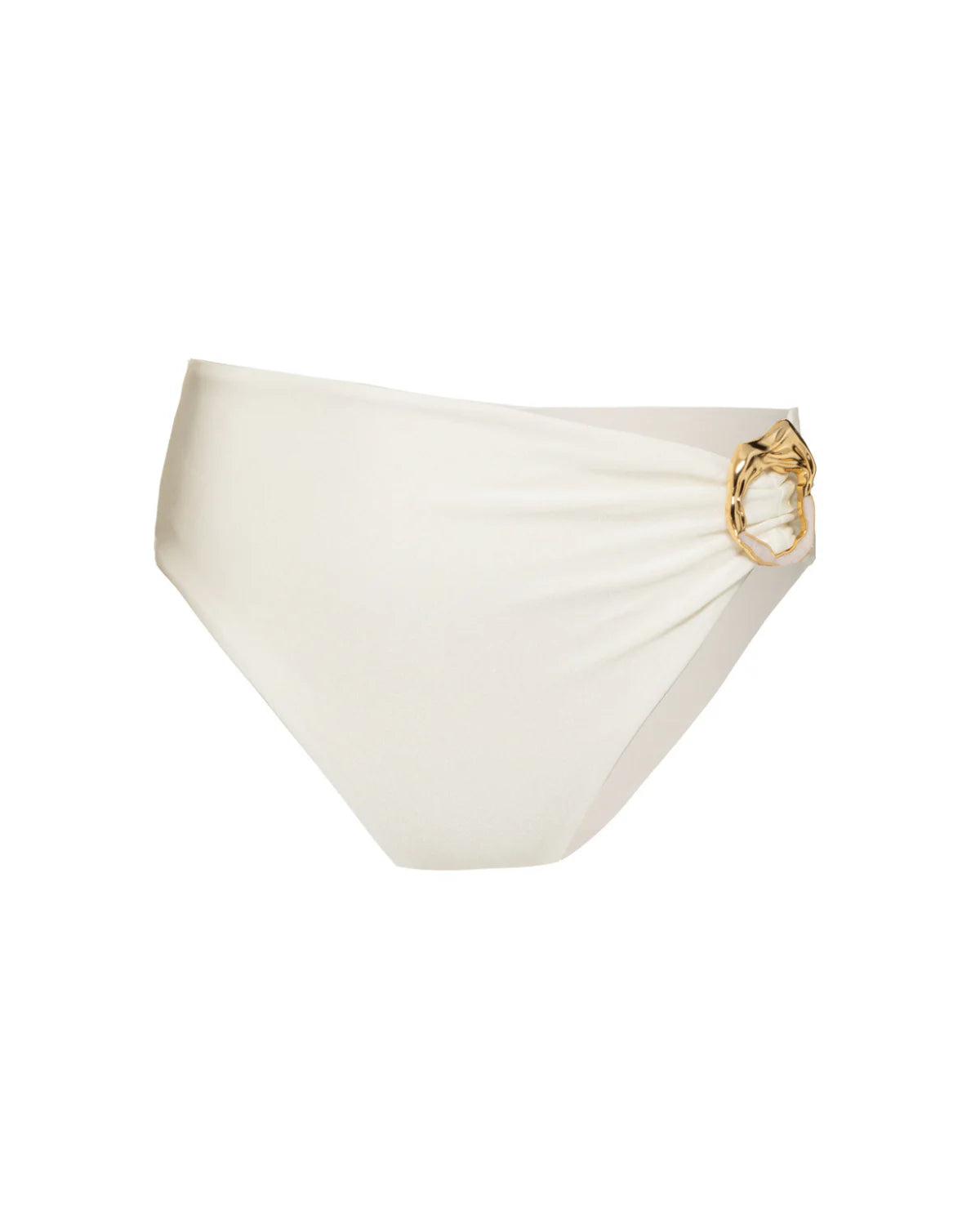 Jersey Sands Stone Bikini Bottom Off White - PatBo