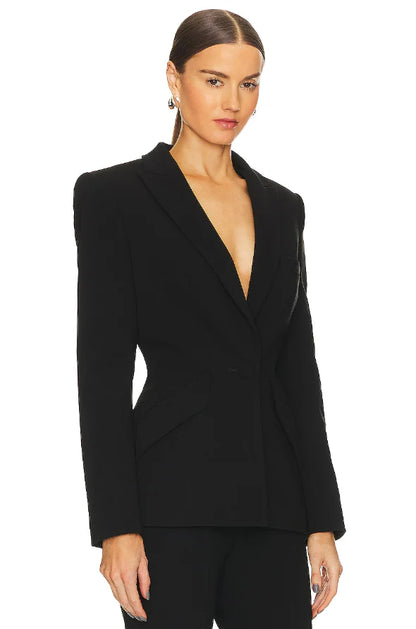 Sloan Structured Blazer Black - SANS FAFF