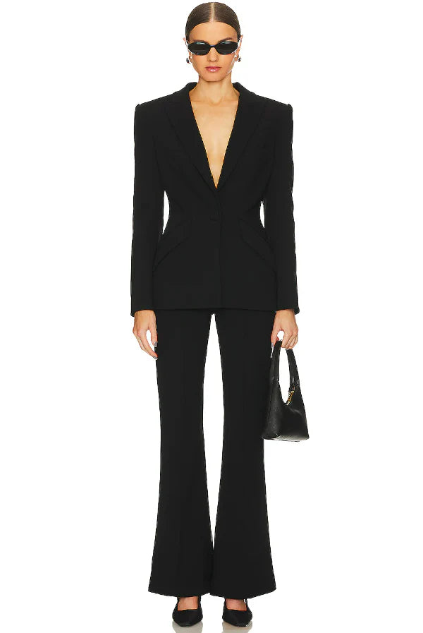 Sloan Structured Blazer Black - SANS FAFF
