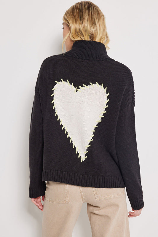 Romancin' Sweater Black - Lisa Todd