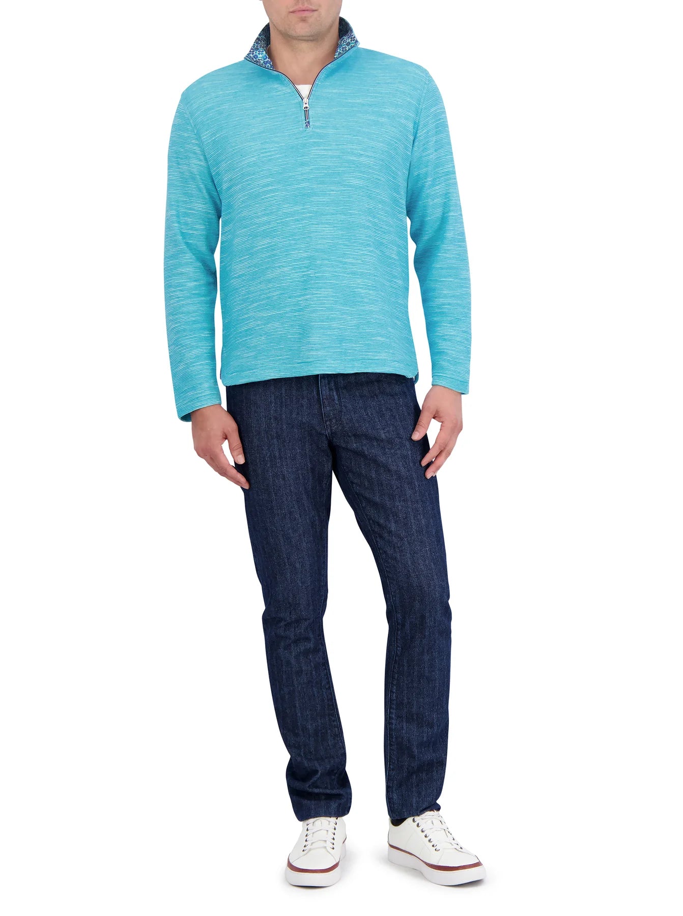 Ledson Long Sleeve Knit Teal - Robert Graham