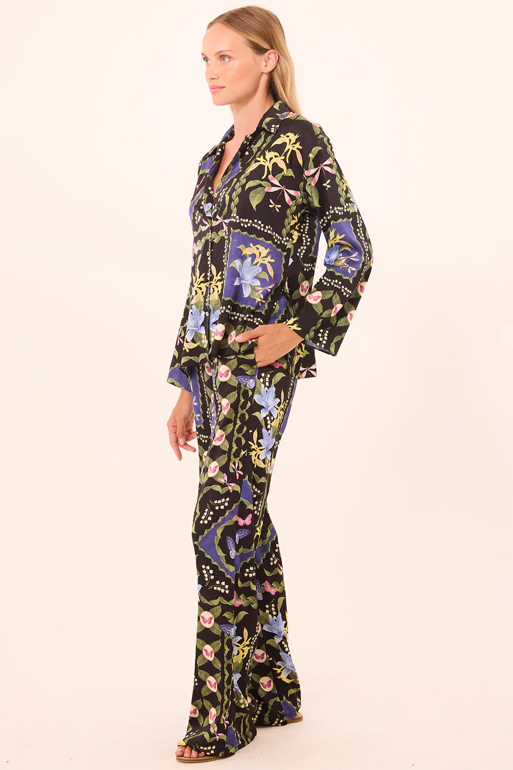 Izzie Pant Patchwork Butterfly - MISA