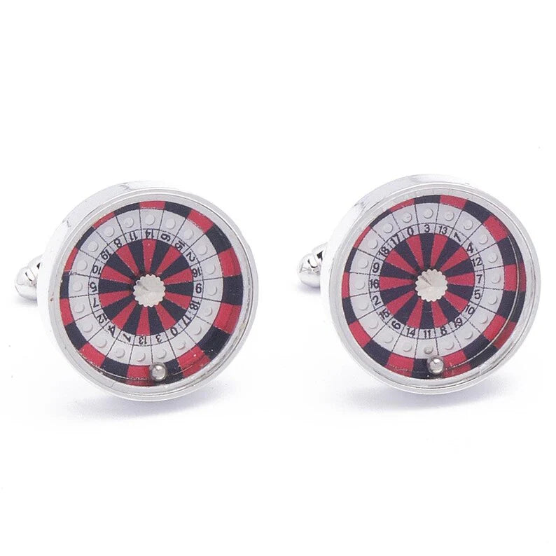 Roulette Wheel Cufflinks - Stolen Riches