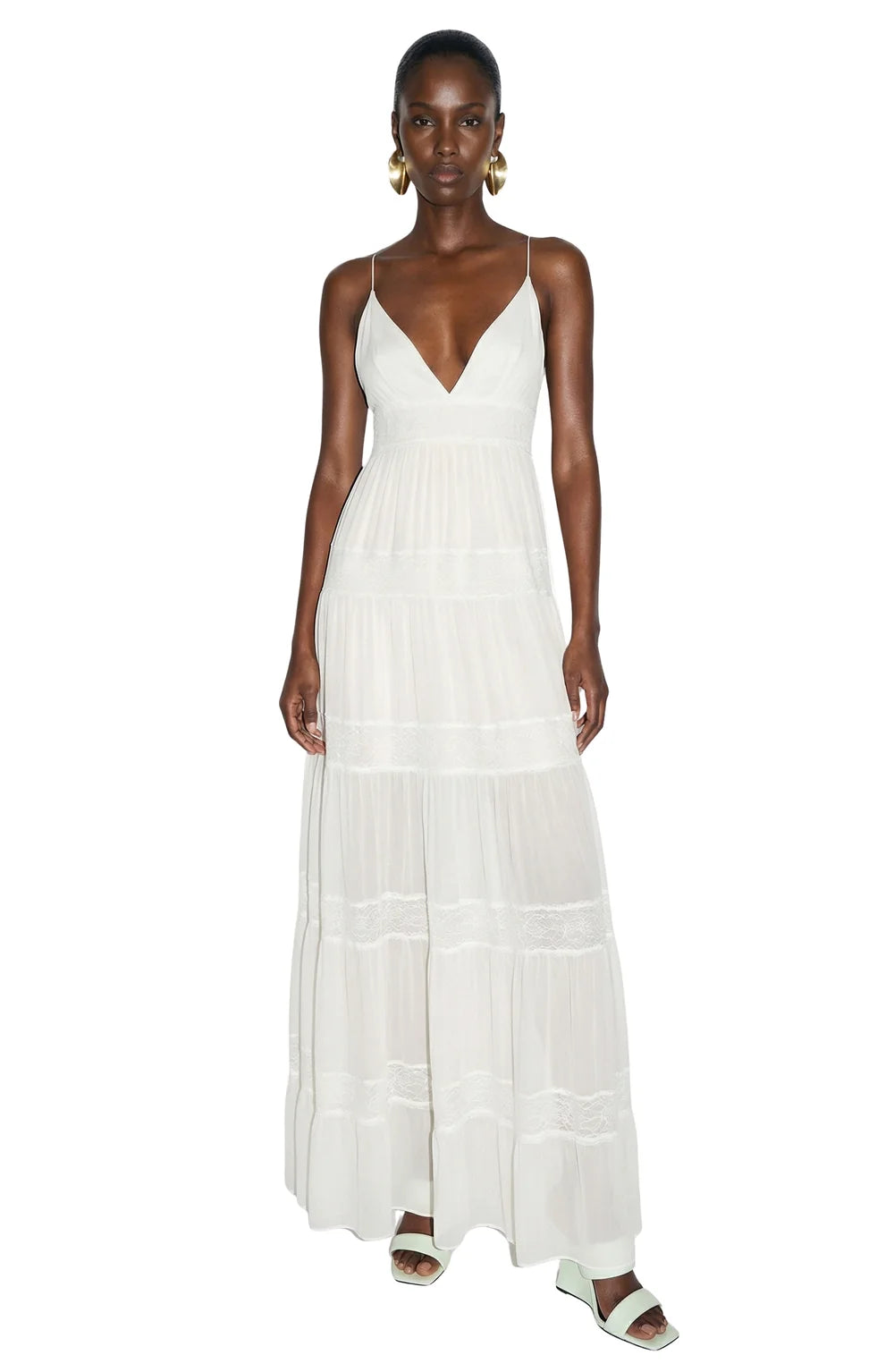 Rune Dress Ivory - Ronny Kobo