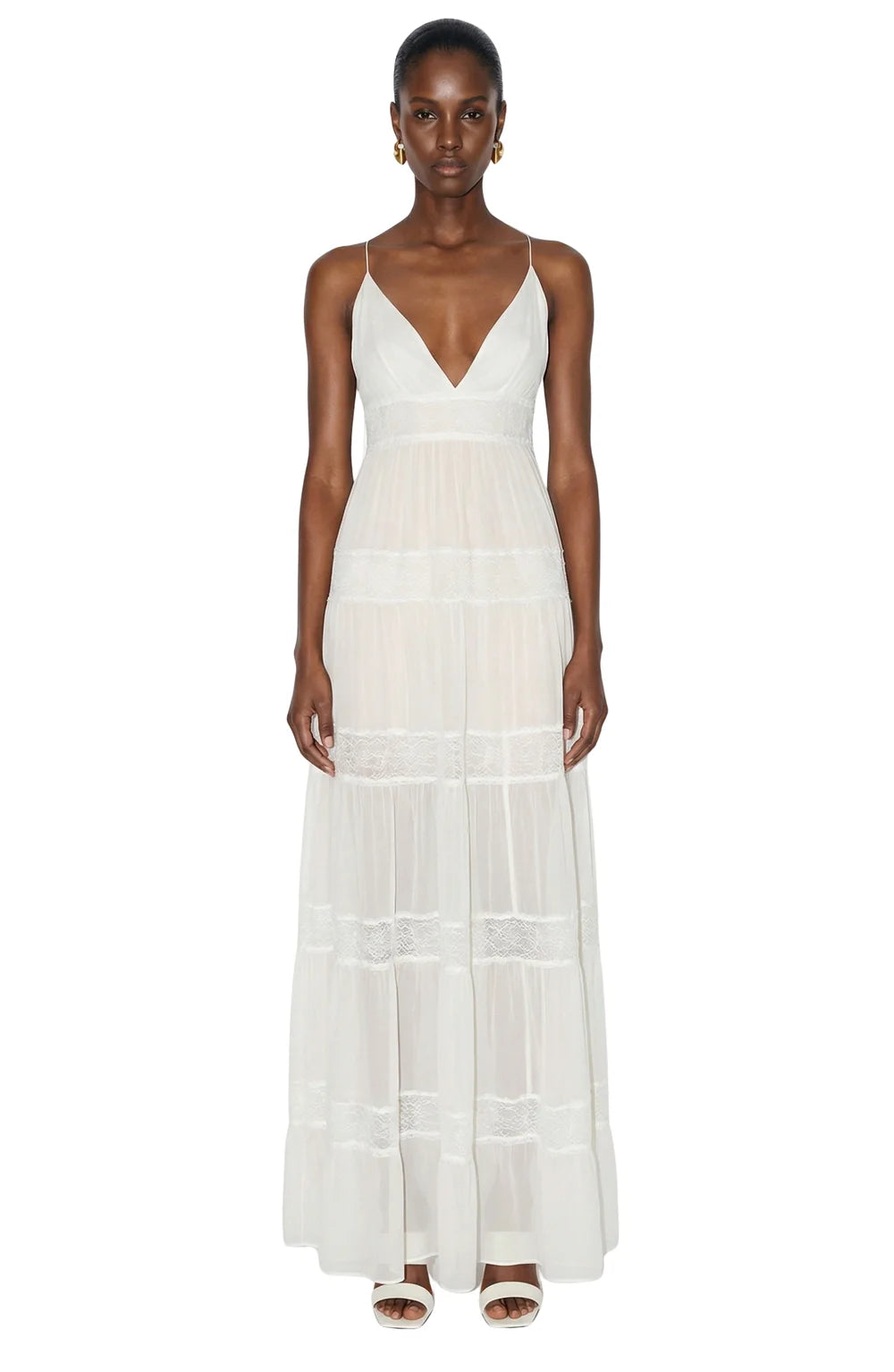 Rune Dress Ivory - Ronny Kobo