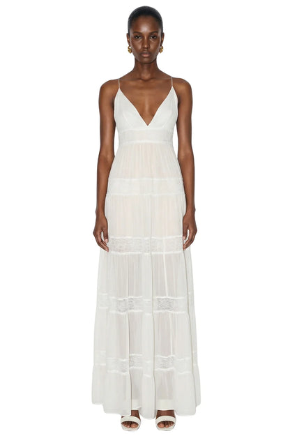 Rune Dress Ivory - Ronny Kobo