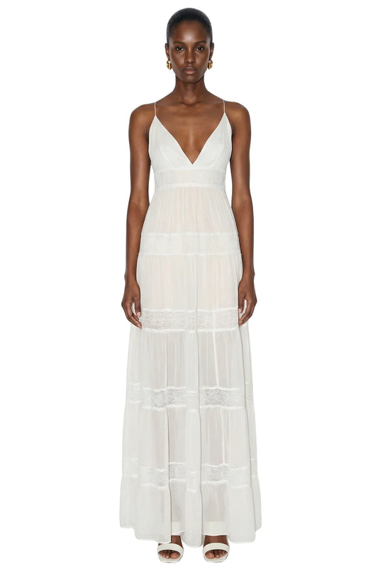 Rune Dress Ivory - Ronny Kobo