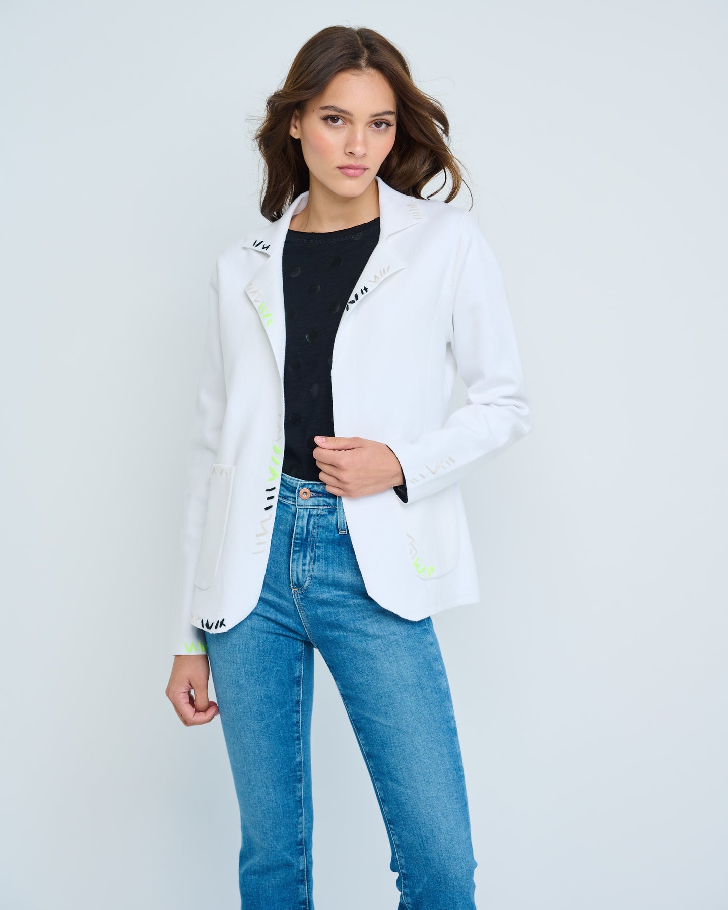 Stitchin' Blazer White - Lisa Todd