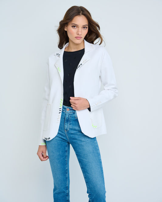 Stitchin' Blazer White - Lisa Todd