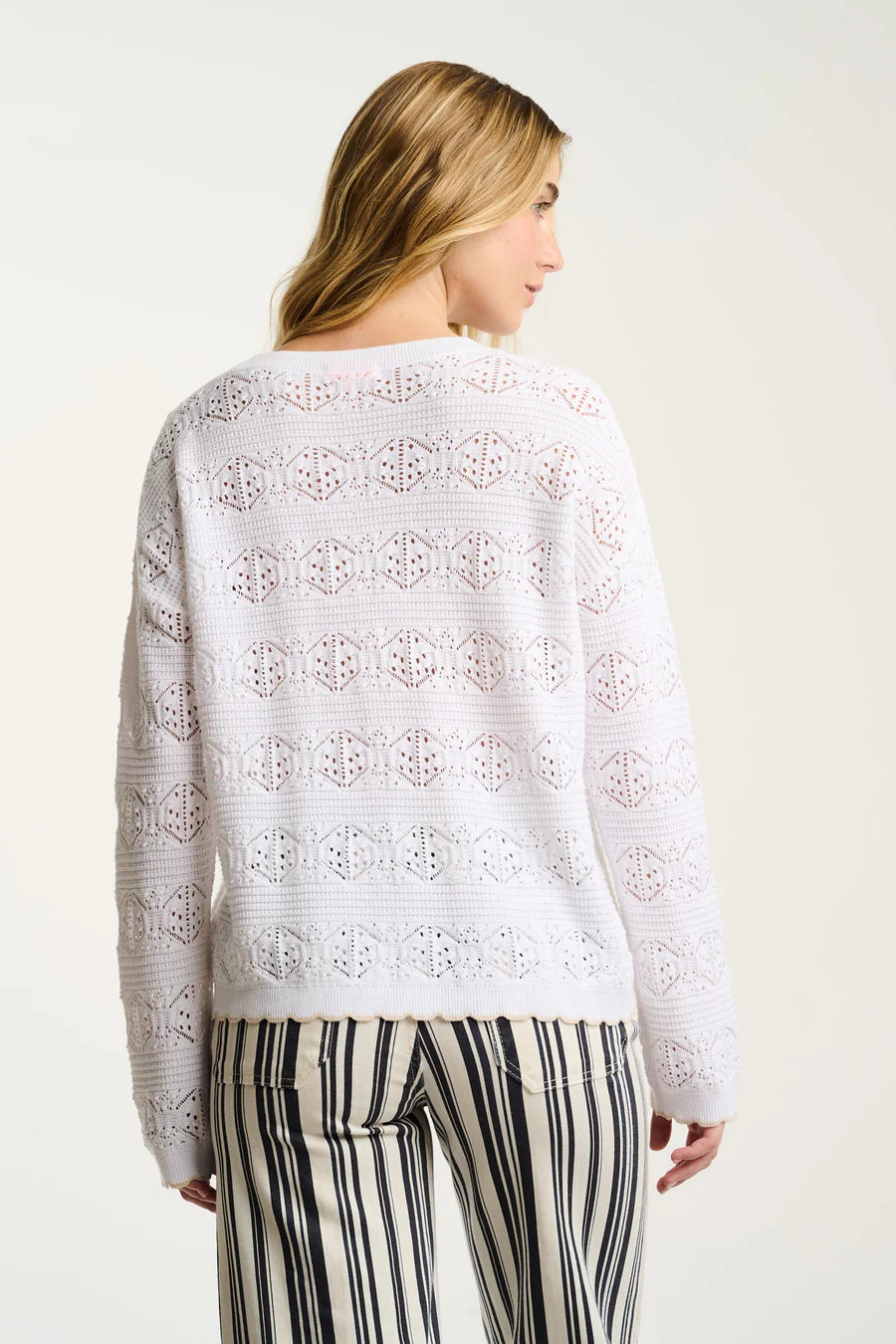 Seaside Chic Sweater White - Lisa Todd