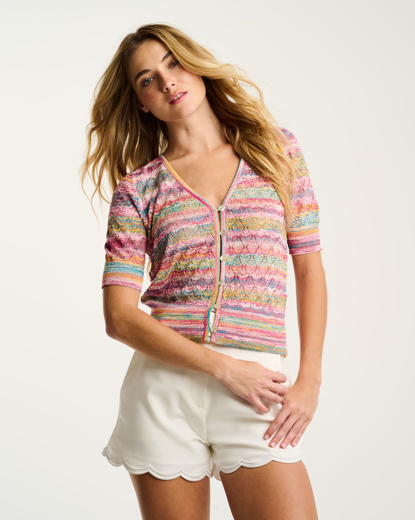 Sun-Sational Cardi Bright Pop - Lisa Todd