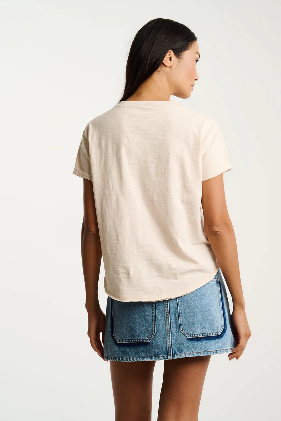 What The Flock Tee Crystal Sand - Lisa Todd