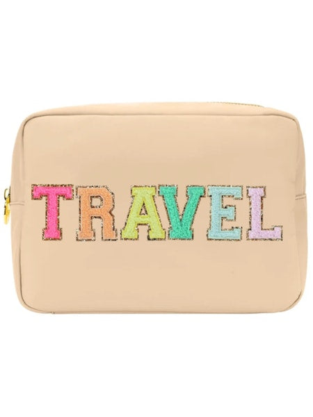 "Travel" Large Pouch Sand - Stoney Clover Lane