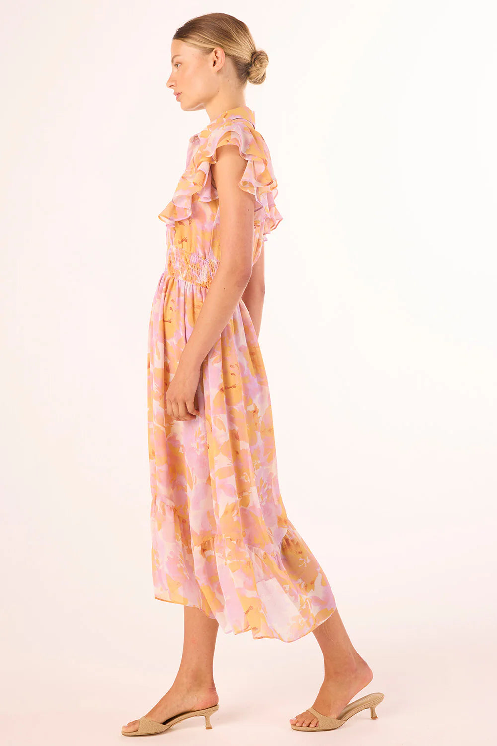 Florencia Dress Watercolor Flora - MISA