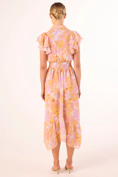 Florencia Dress Watercolor Flora - MISA