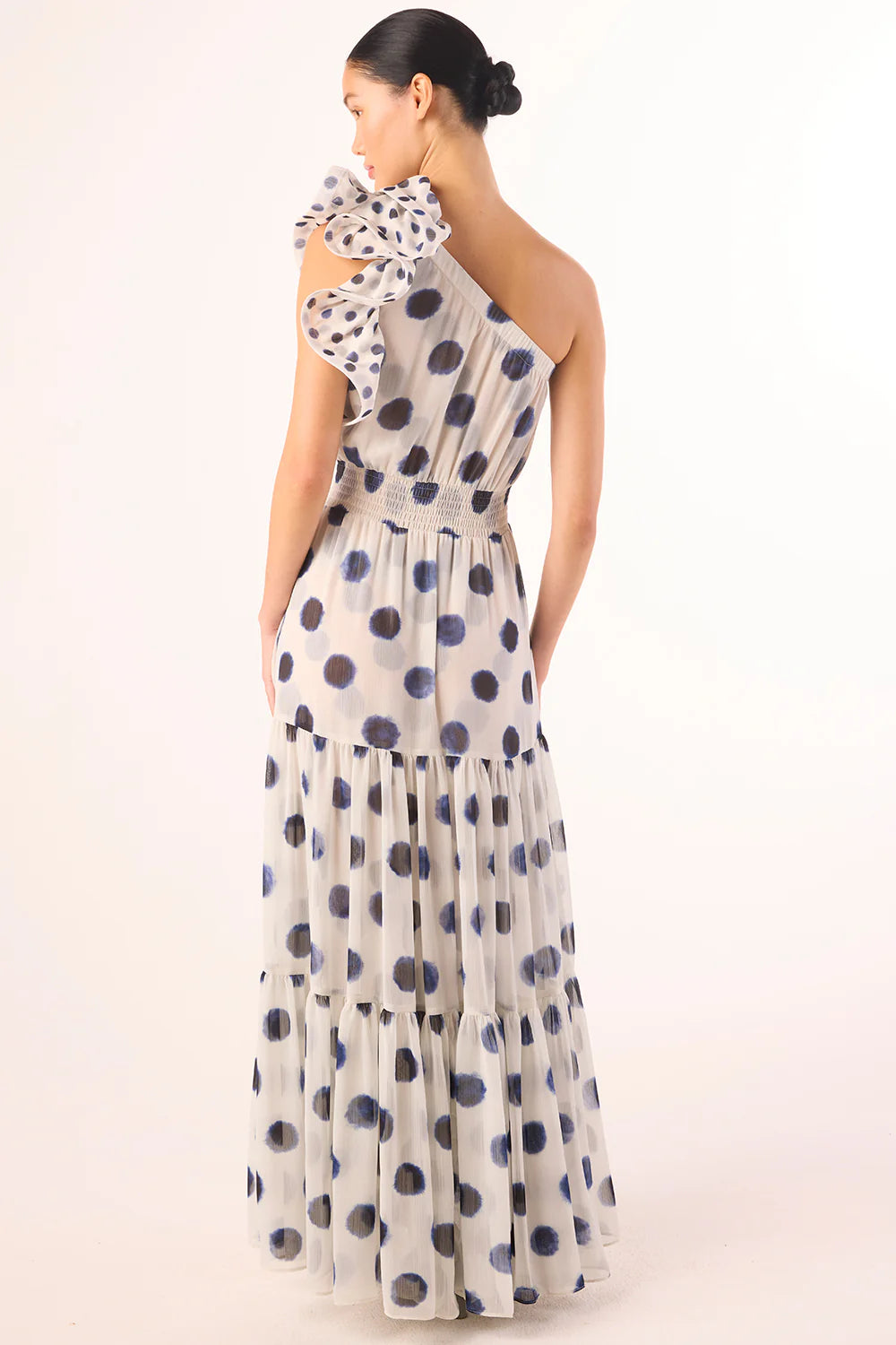 Ilaria Dress Polka Dot Mix Chiffon - MISA