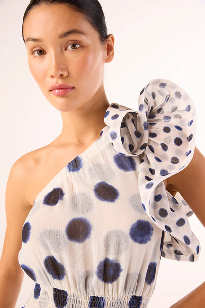 Ilaria Dress Polka Dot Mix Chiffon - MISA