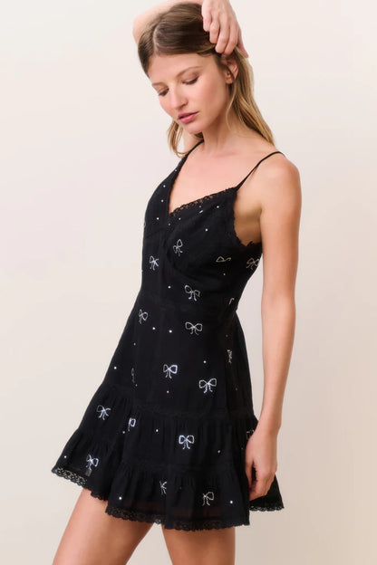 Solbina Dress Black - LoveShackFancy