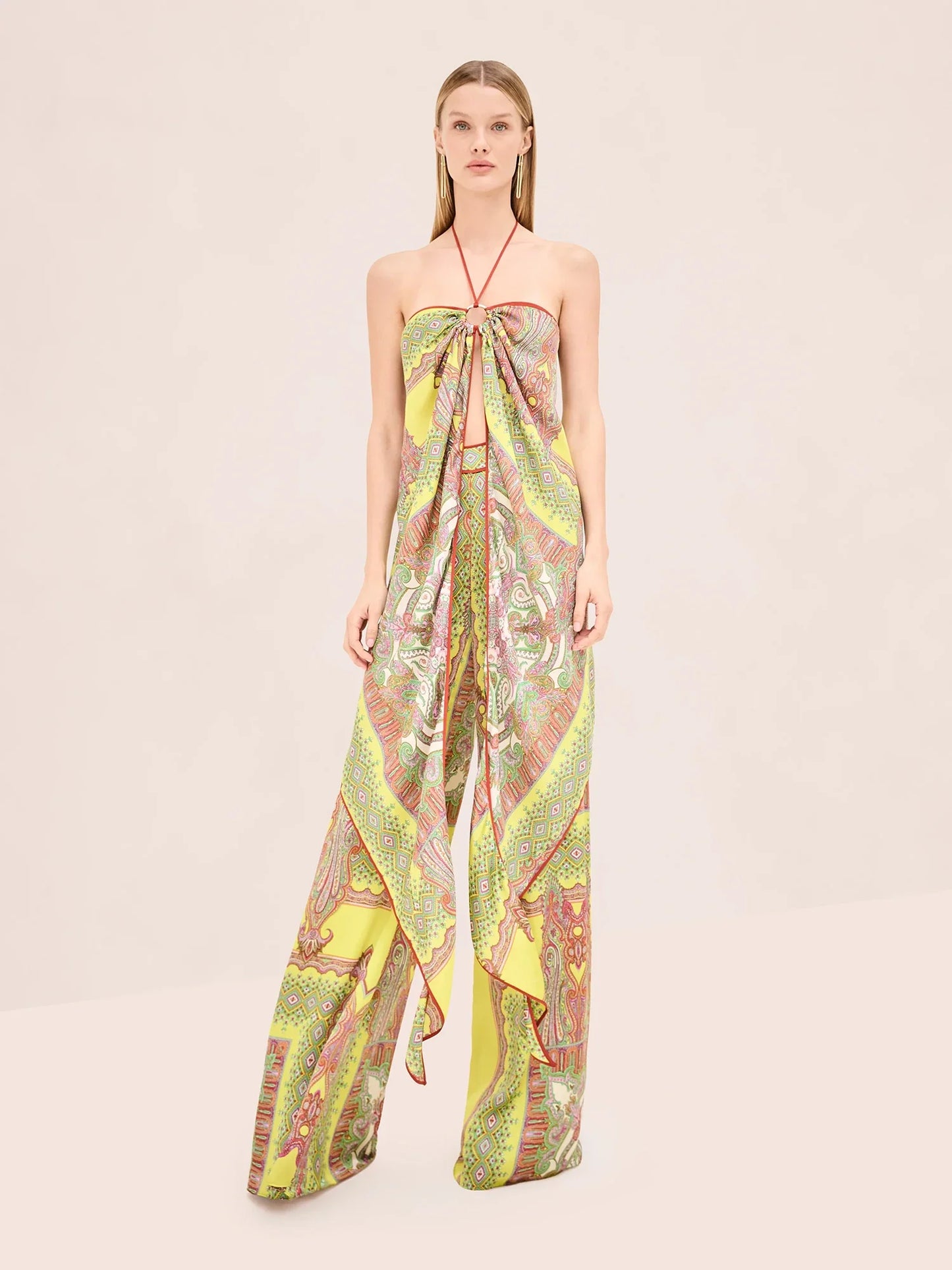 Vulcano Top Yellow Paisley - Alexis