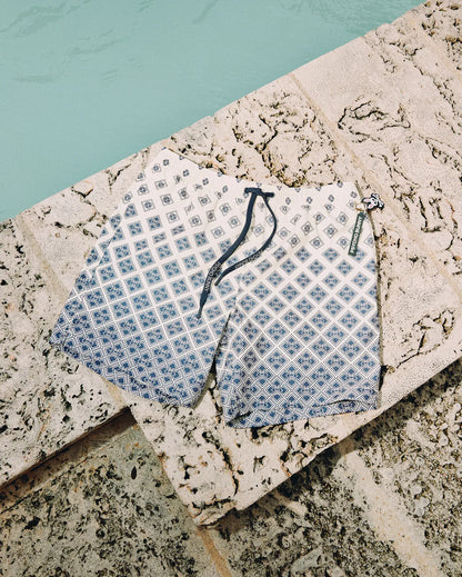 Tobias Swim Trunk Pristine - Psycho Bunny
