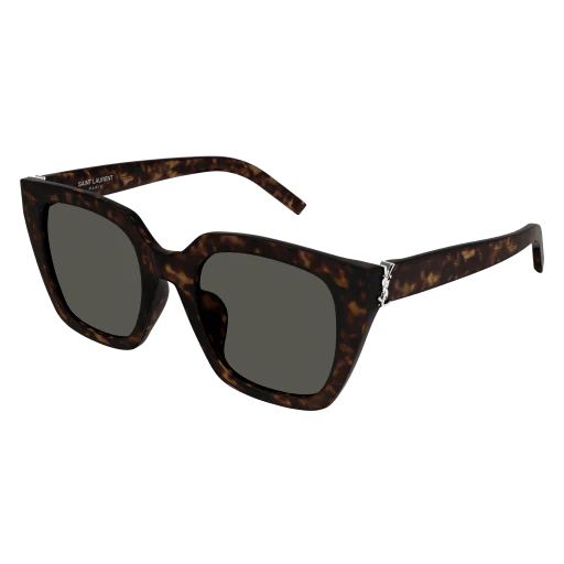 Women's Cat-Eye Sunglasses Dark Havana - Saint Laurent