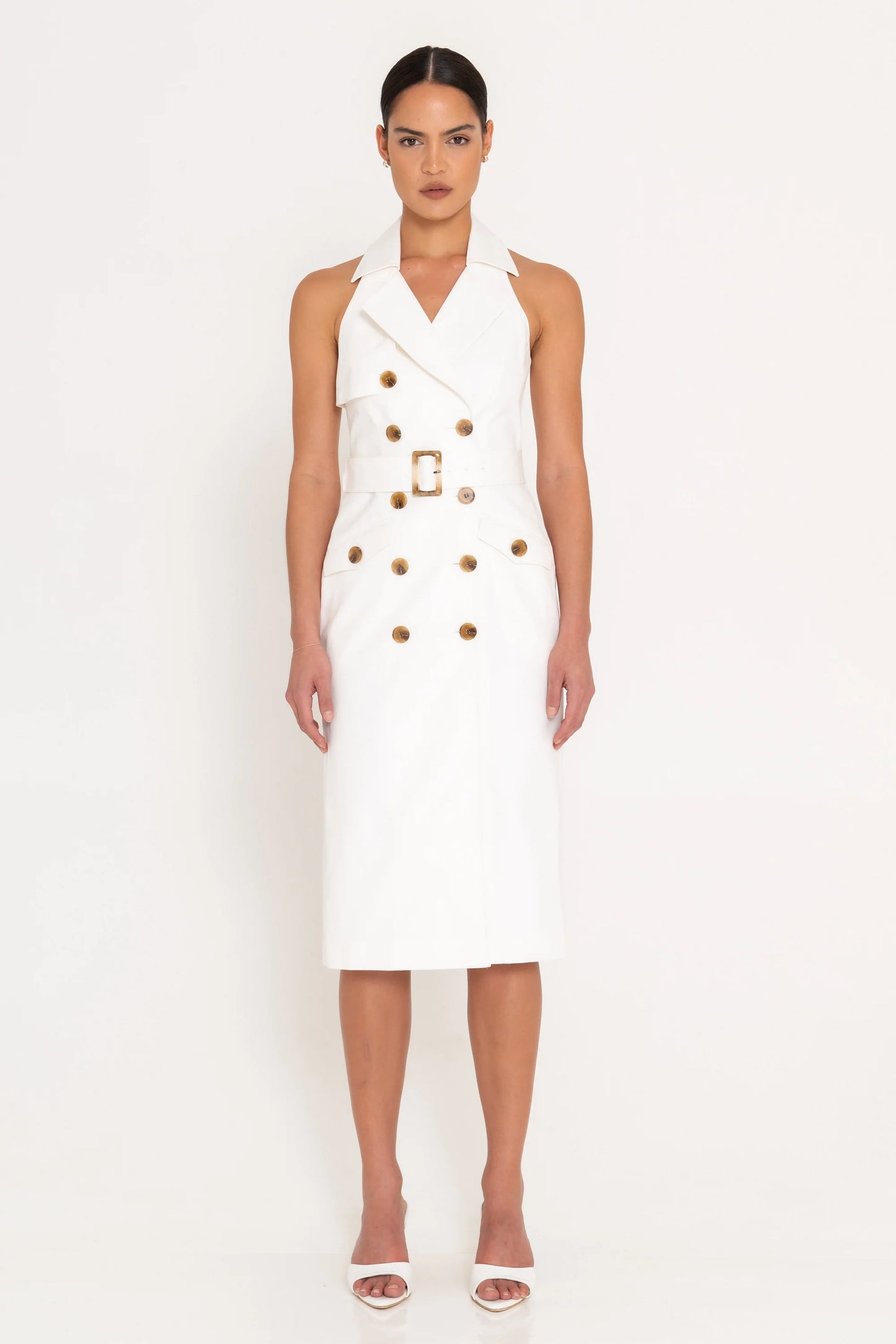 Milano Dress White - SANS FAFF