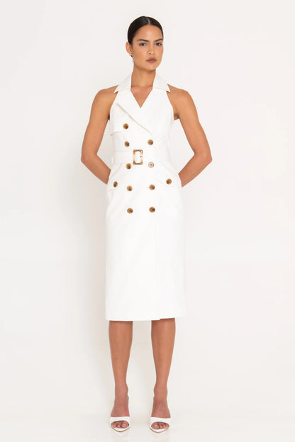 Milano Dress White - SANS FAFF