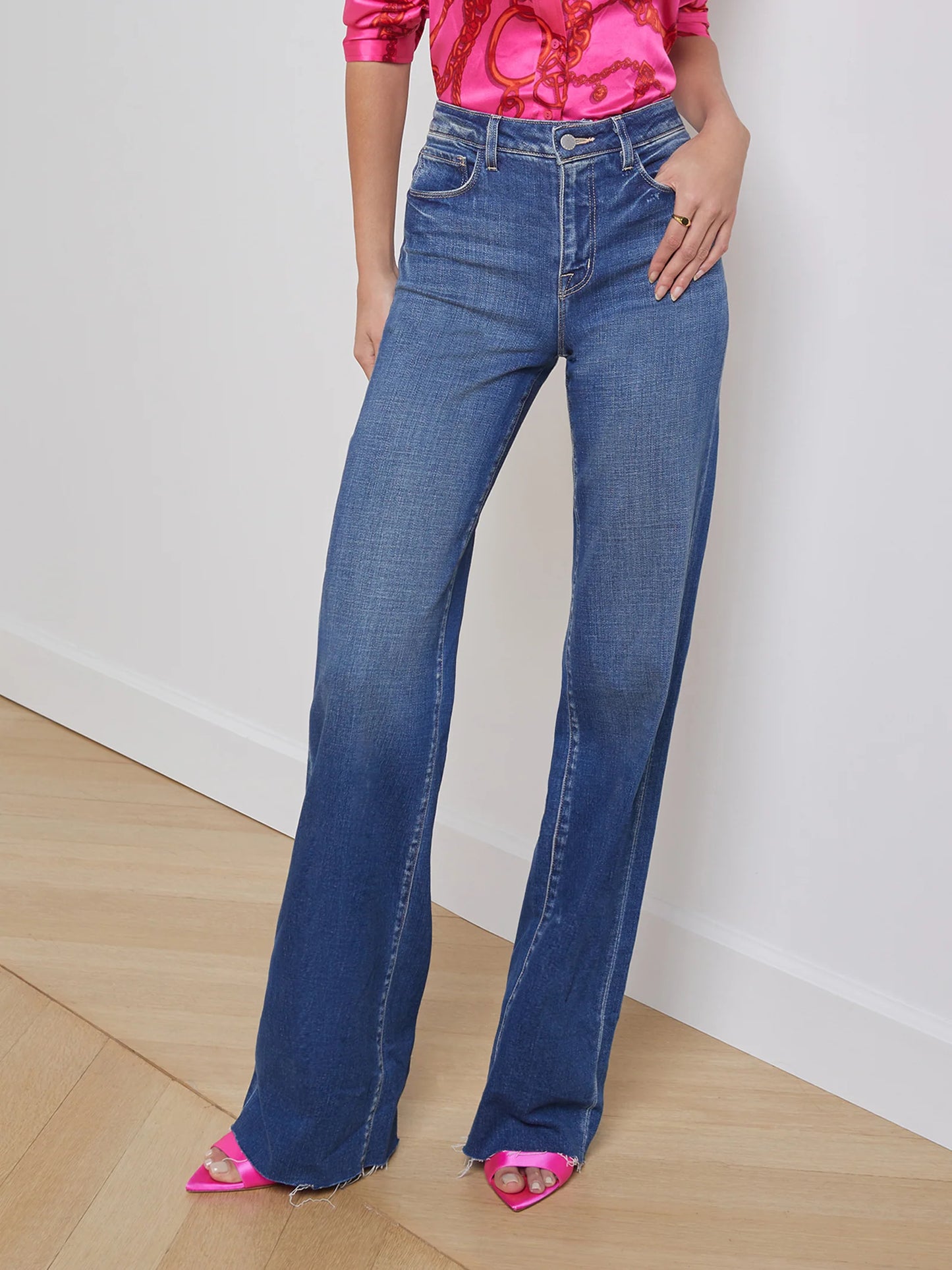 Scottie High Rise Wide Leg Jean Hayward - L'AGENCE