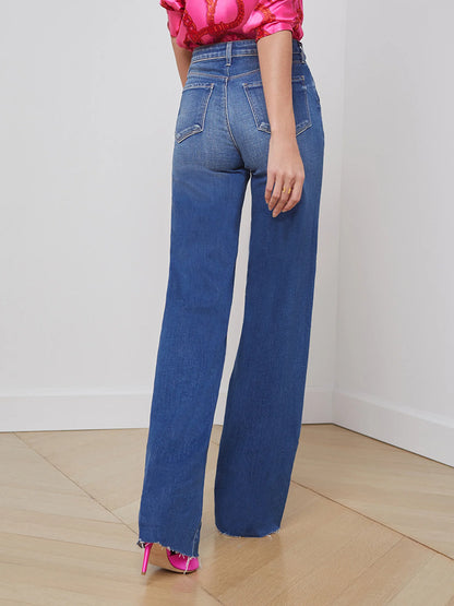 Scottie High Rise Wide Leg Jean Hayward - L'AGENCE