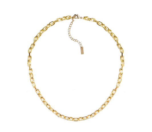 Sleek Chain Necklace Gold - Adriana Pappas Designs