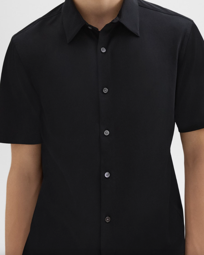 Irving Short Sleeve Shirt Black - Theory