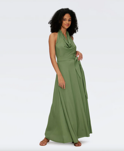 McKibbin Dress Military Green - Diane Von Furstenberg