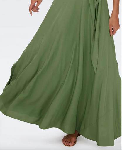 McKibbin Dress Military Green - Diane Von Furstenberg