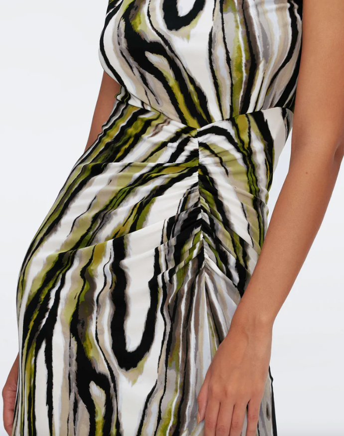 Apollo Dress Zebra Mist - Diane Von Furstenberg