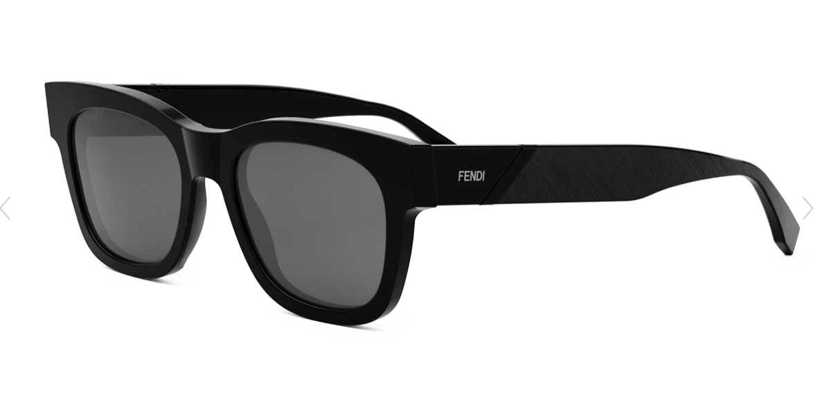 Fendi Diagonal FF Sunglasses Black - FENDI